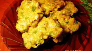 Мясные оладьи с фасолью