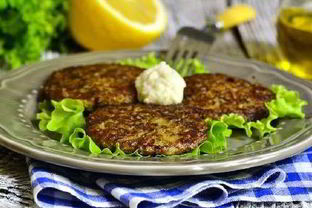 Мясные оладьи