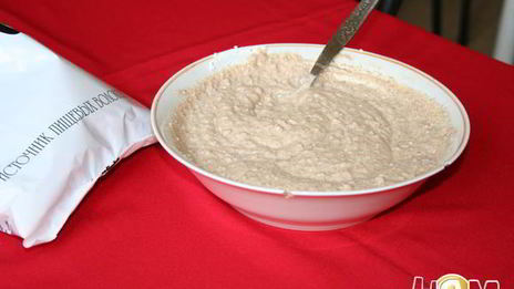 низкокалорийные оладьи с пшеничными отрубями