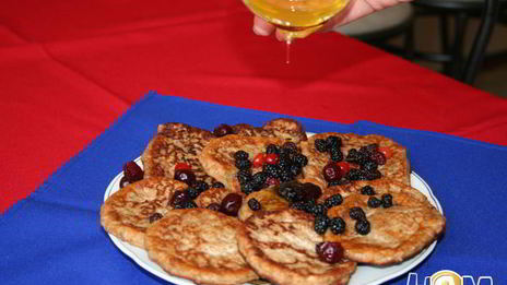 низкокалорийные оладьи с пшеничными отрубями