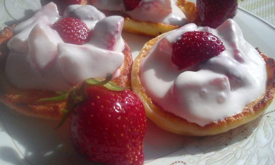 Рецепт оладушек из домашнего творога