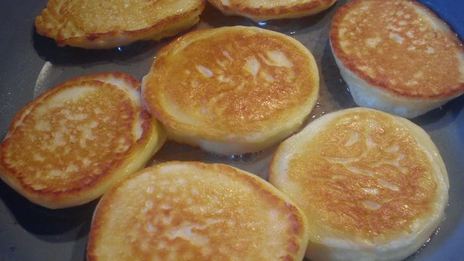 оладушки из домашнего творога