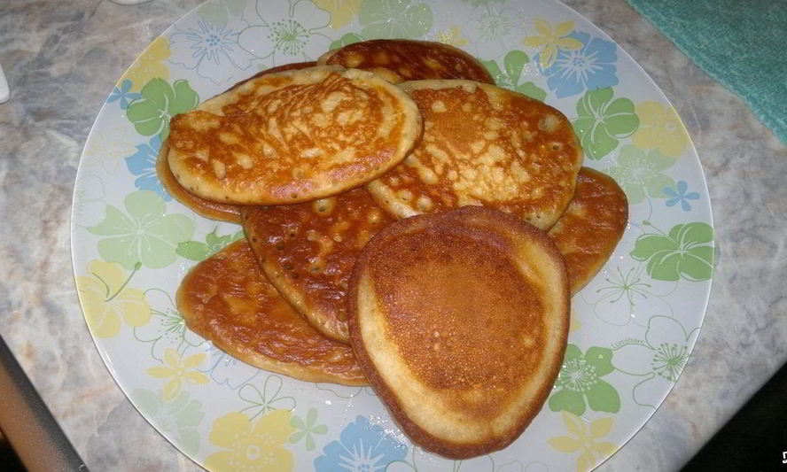 Рецепт оладушек из ряженки