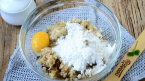 оладьи из баклажанов и картофеля