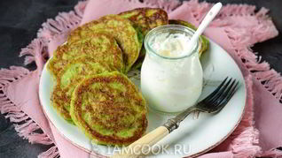 Оладьи из брокколи