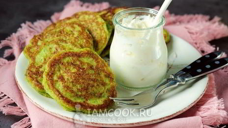 оладьи из брокколи