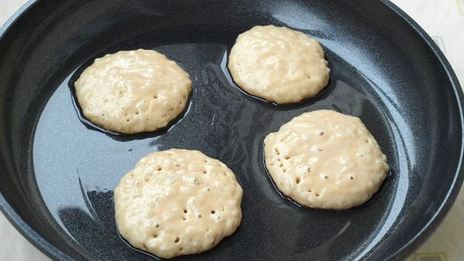 оладьи из груш и банана