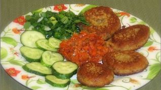 Оладьи из икры рыбы