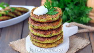 Оладьи из кабачков без яиц