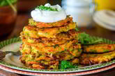 Оладьи из кабачков и моркови
