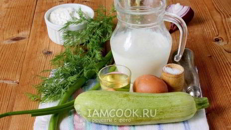 оладьи из кабачков на простокваше