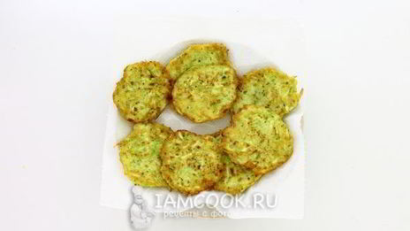 оладьи из кабачков с чесноком