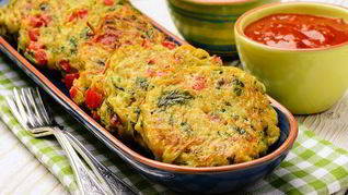 Оладьи из кабачков с манкой