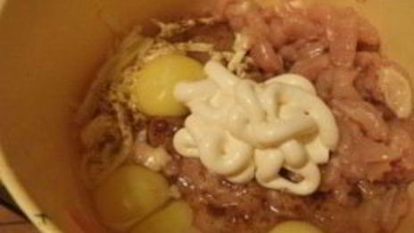 оладьи из куриного фарша