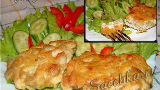 Оладьи из куриной грудки