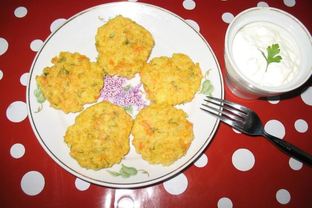 Оладьи из пшенной каши с морковью