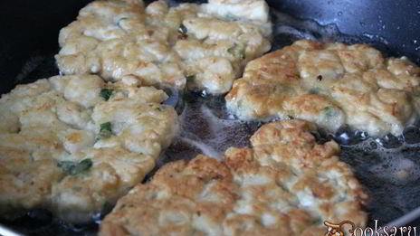 оладьи из рубленой курицы