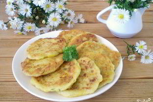 Оладьи из тыквы и кабачков