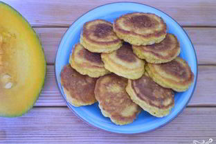 Оладьи из тыквы постные