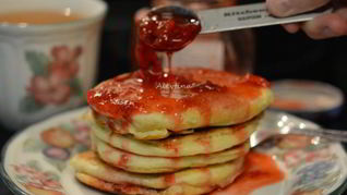 Оладьи на греческом ванильном йогурте