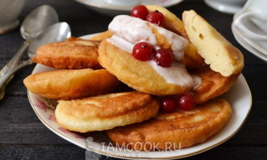 Рецепт оладий на молоке без соды