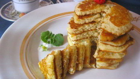 оладьи на молоке с корицей