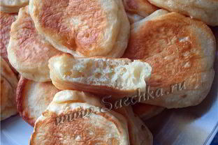 Оладьи на ряженке