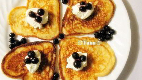 оладьи по-итальянски с рикоттой и цедрой лимона