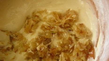 оладьи с луком