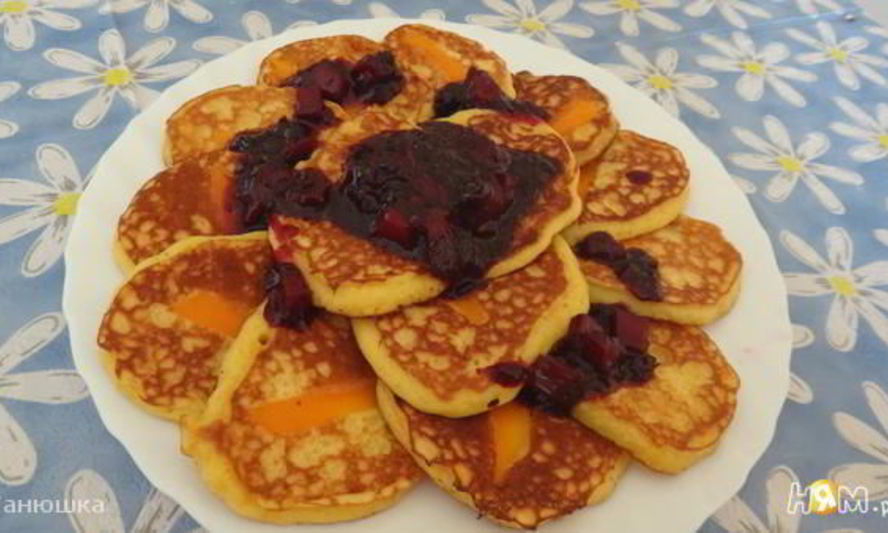 Рецепт оладий с тыквенным припеком