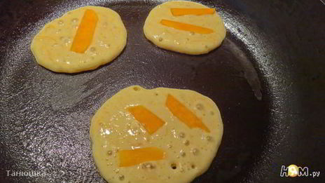 оладьи с тыквенным припеком