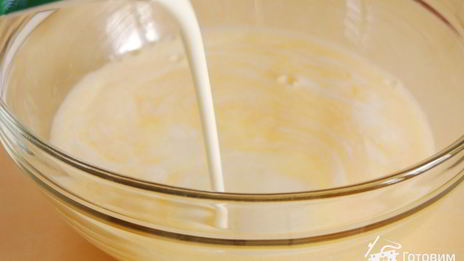 оладьи с ветчиной, помидорами и болгарским перцем