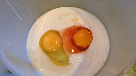 оладьи с яблоками и бананами на кефире