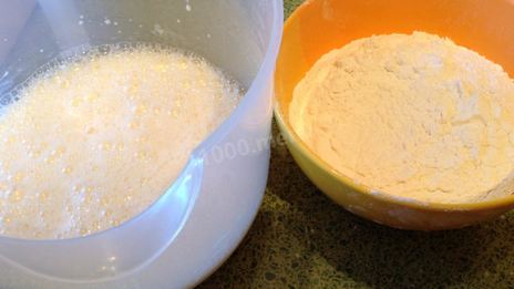 оладьи с яблоками и бананами на кефире