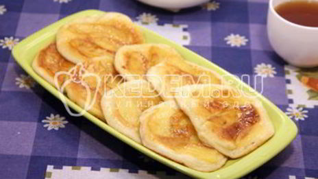 оладьи с яблоками