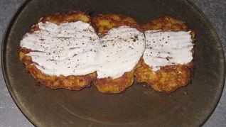 Овощные оладьи