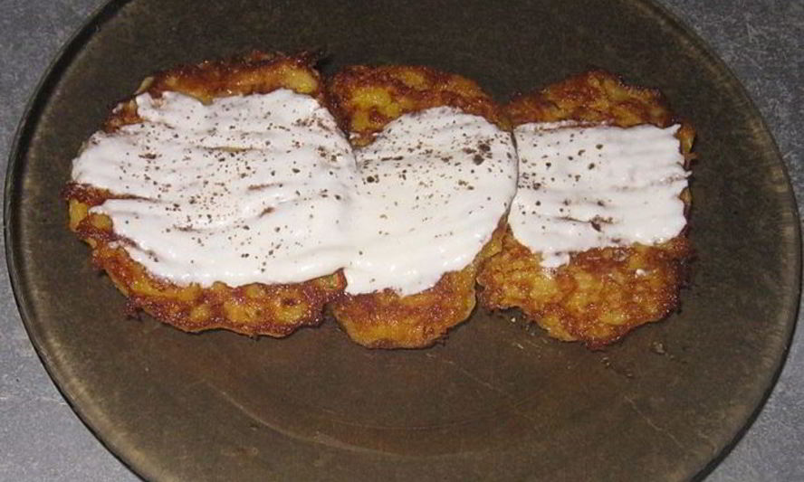 Рецепт овощных оладий