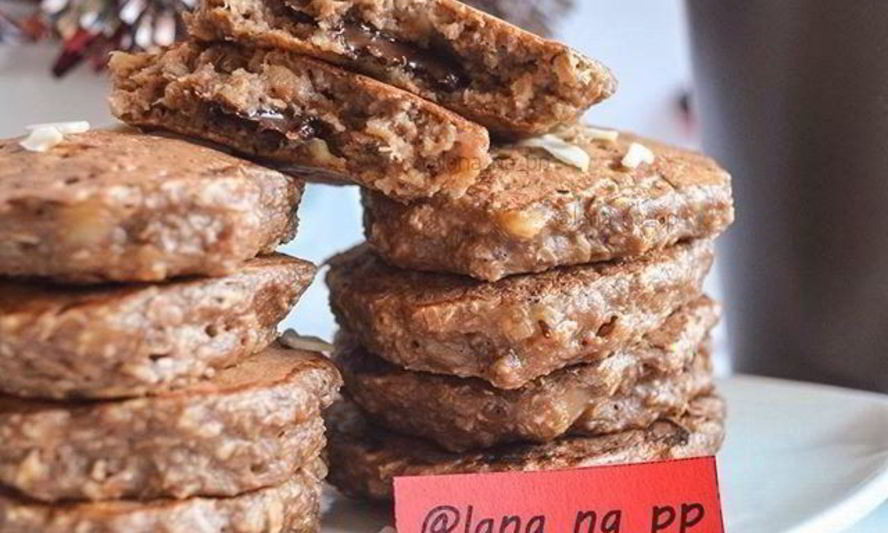 Рецепт овсяных оладушек с бананом и шоколадом