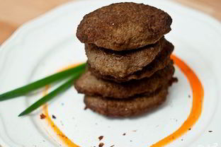 Печеночные оладьи без яиц