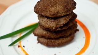 Печеночные оладьи без яиц