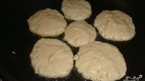 постные банановые оладьи