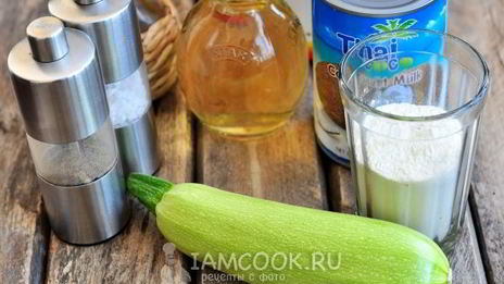 постные оладьи из кабачков