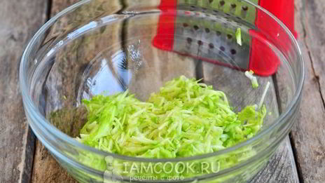 постные оладьи из кабачков