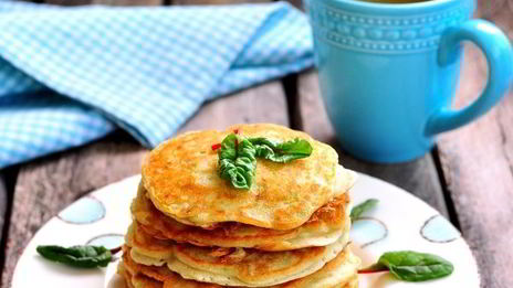 постные оладьи из кабачков