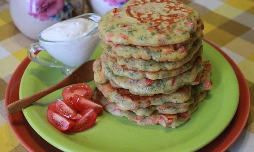 Рецепт пудл — оладий из гороховой муки