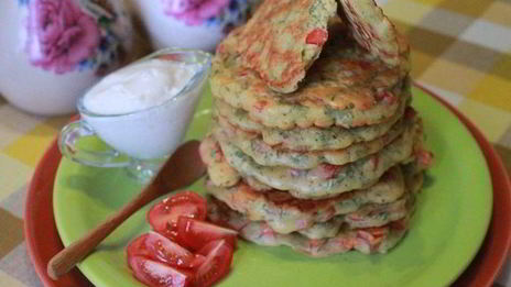 пудла — оладьи из гороховой муки