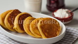 Пышные оладьи без яиц