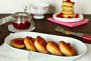 Пышные оладьи на кефире и соде