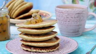 Пышные оладьи на воде и соде