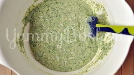 шпинатные оладьи